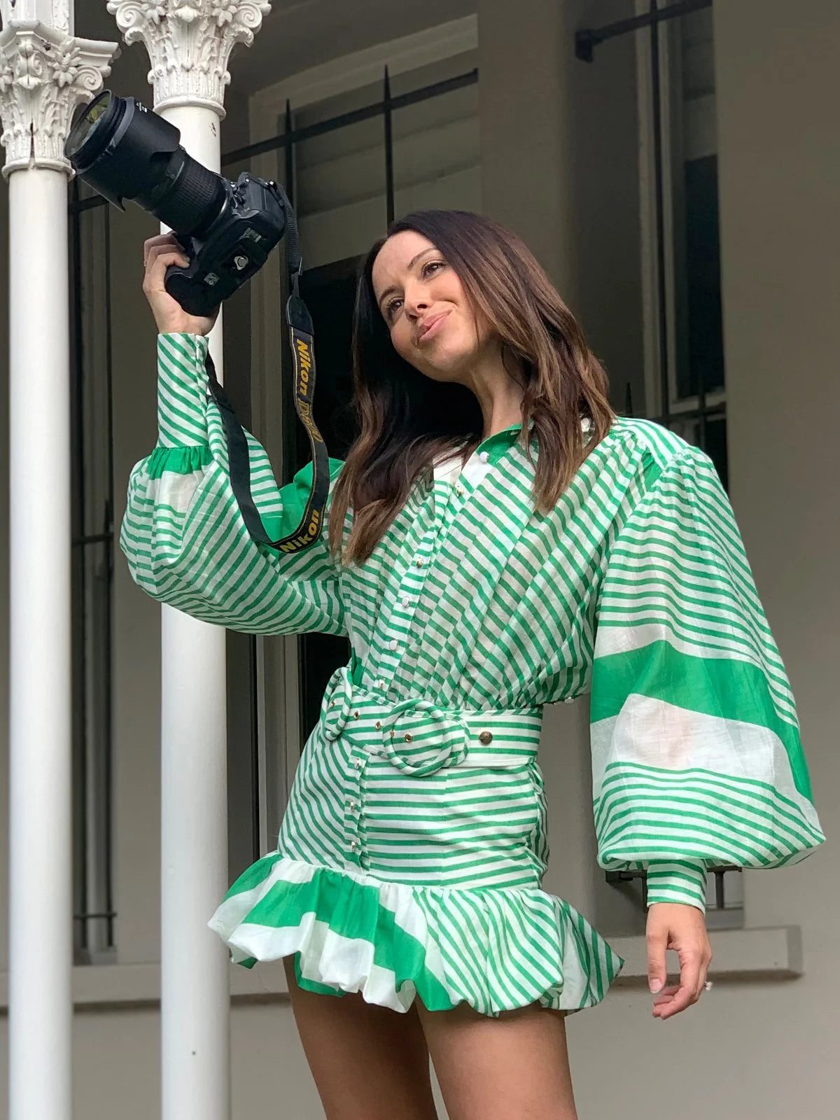 Seeing Stars Dress - Green