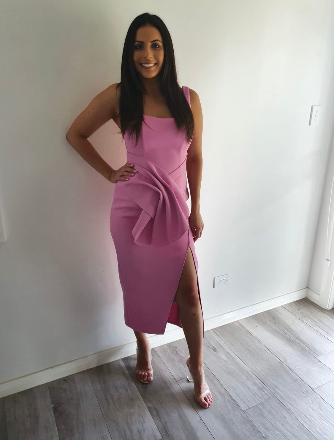Acler - Habana Dress Pop Pink