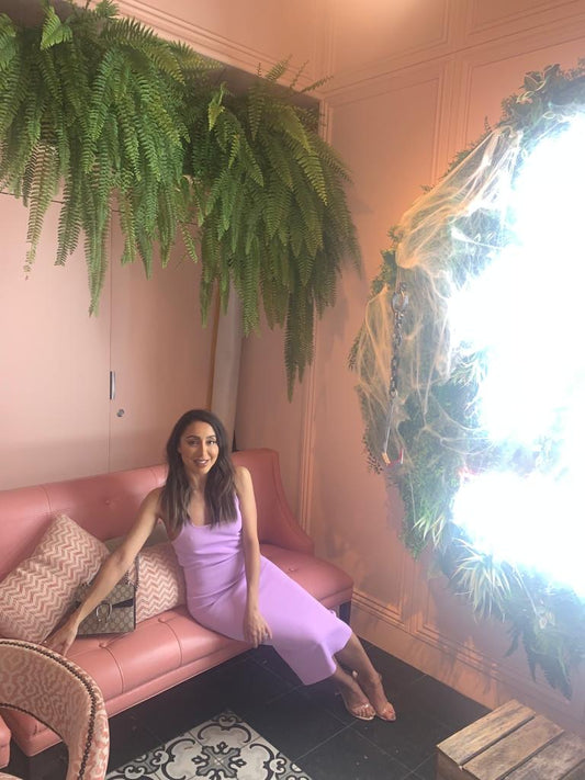 By Johnny - T Bar Rib Midi Dress Lilac