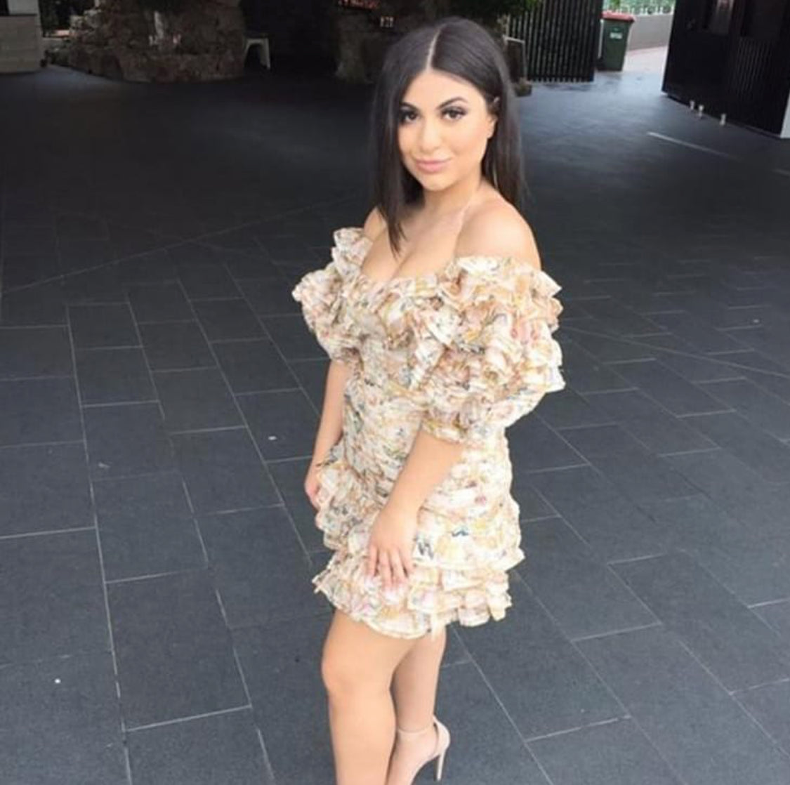 Painted Heart Folds Dress