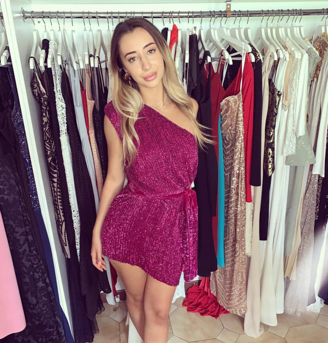 Ella One Sleeve Dress