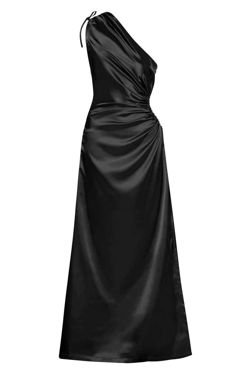 Nour Black Maxi Dress