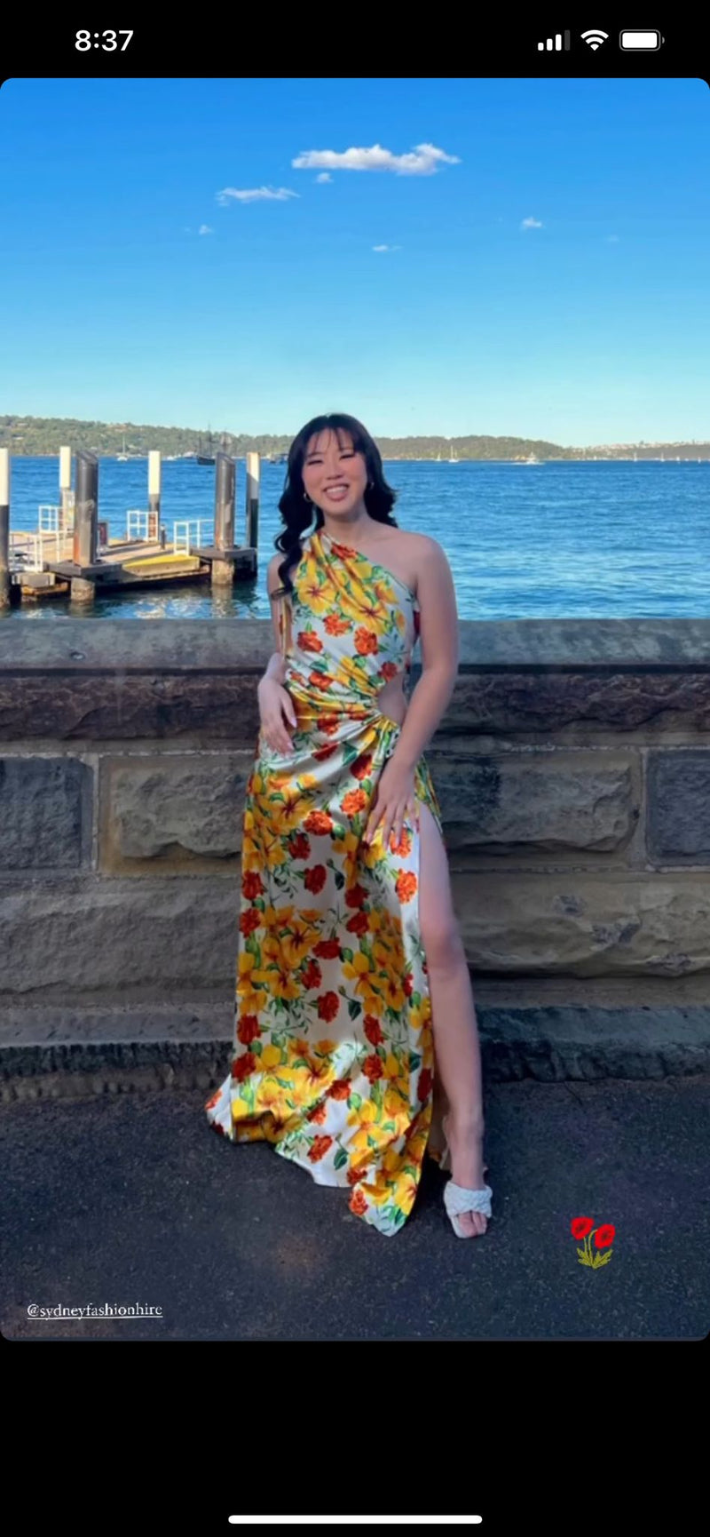 Nour Yarden Floral Maxi Dress