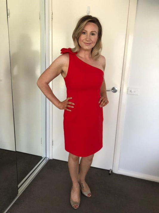 Tie One Shoulder Mini